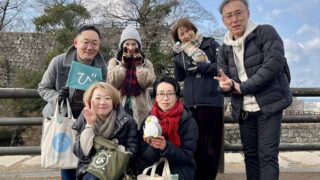 26年1月の散歩会＠丸亀城（香川県丸亀市）開催しました